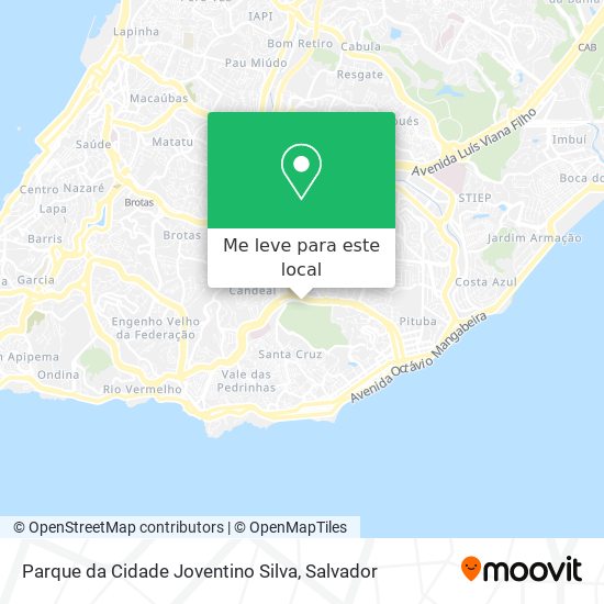 Parque da Cidade Joventino Silva mapa