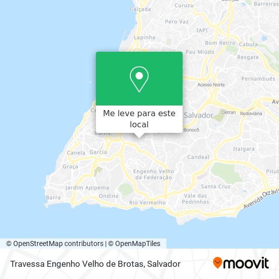 Travessa Engenho Velho de Brotas mapa