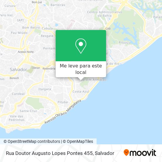 Rua Doutor Augusto Lopes Pontes 455 mapa