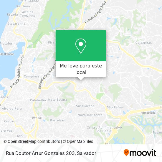 Rua Doutor Artur Gonzales 203 mapa