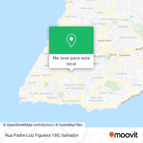 Rua Padre Luiz Figueira 180 mapa