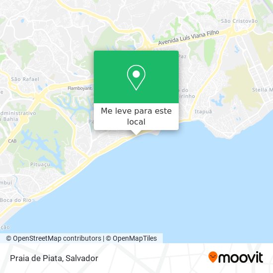 Praia de Piata mapa