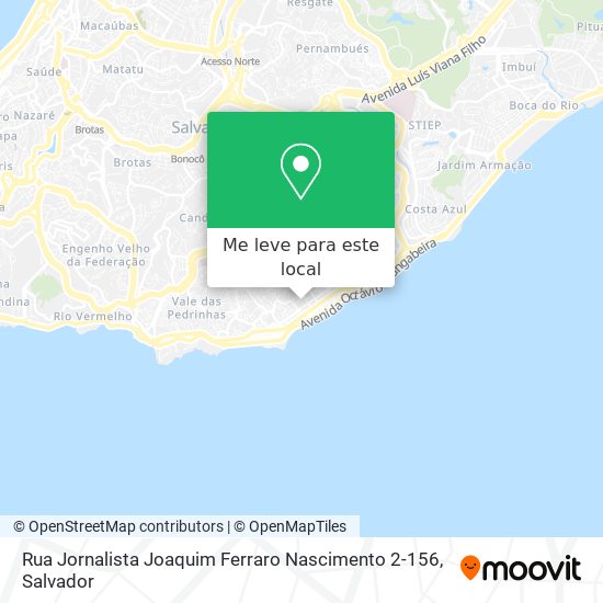 Rua Jornalista Joaquim Ferraro Nascimento 2-156 mapa