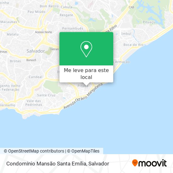 Condomínio Mansão Santa Emília mapa