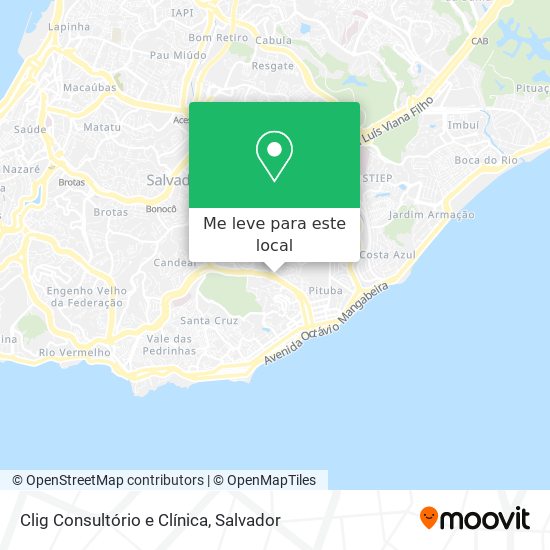 Clig Consultório e Clínica mapa
