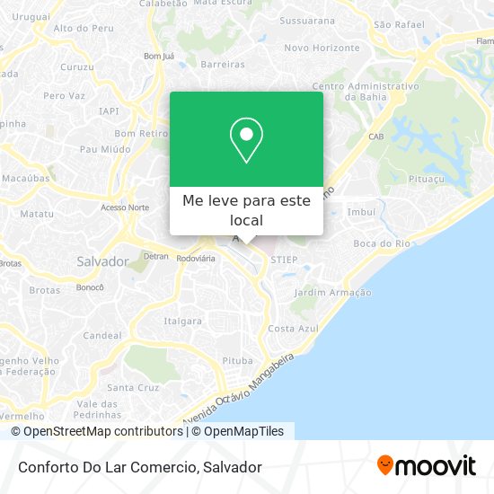 Conforto Do Lar Comercio mapa