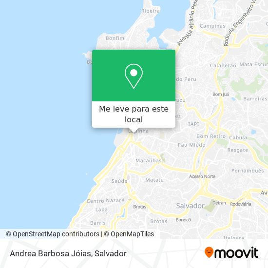 Andrea Barbosa Jóias mapa