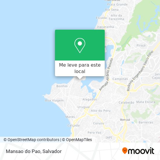 Mansao do Pao mapa