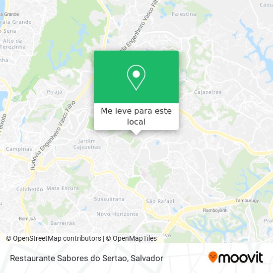 Restaurante Sabores do Sertao mapa