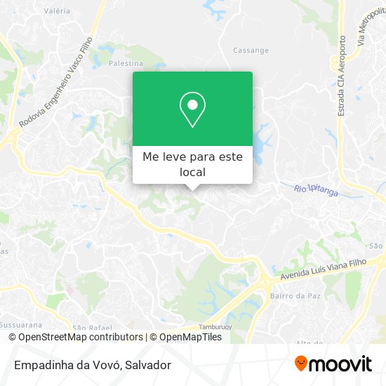 Empadinha da Vovó mapa