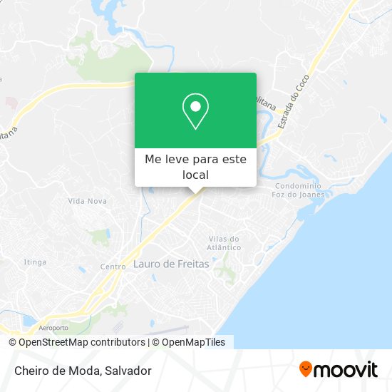 Cheiro de Moda mapa