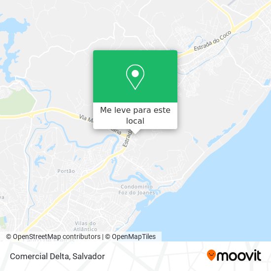 Comercial Delta mapa
