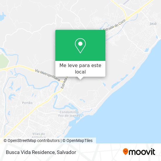 Busca Vida Residence mapa