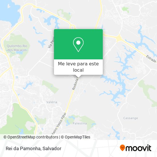 Rei da Pamonha mapa
