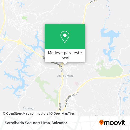 Serralheria Segurart Lima mapa