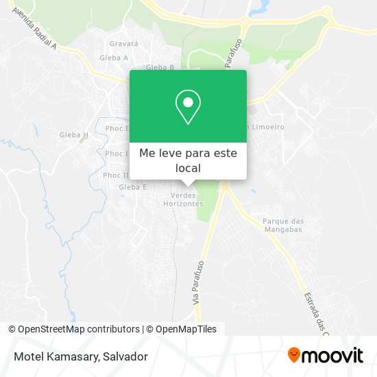 Motel Kamasary mapa