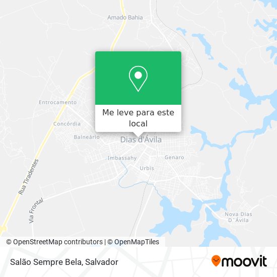 Salão Sempre Bela mapa