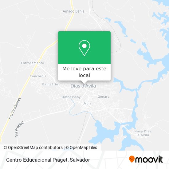 Centro Educacional Piaget mapa