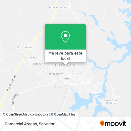 Comercial Aragao mapa