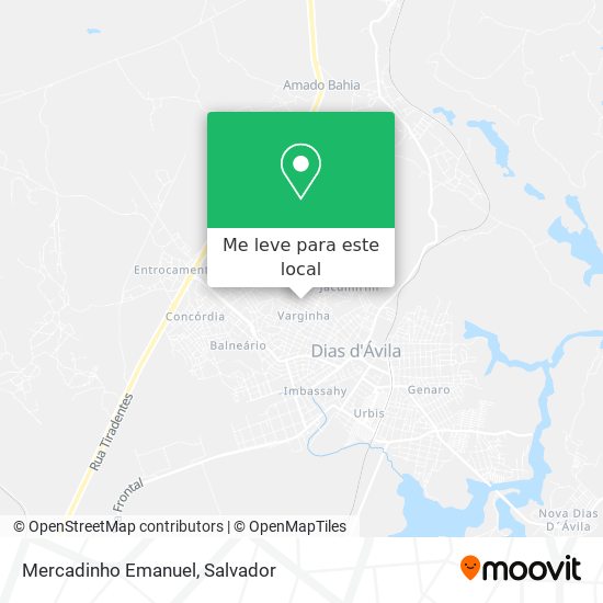 Mercadinho Emanuel mapa