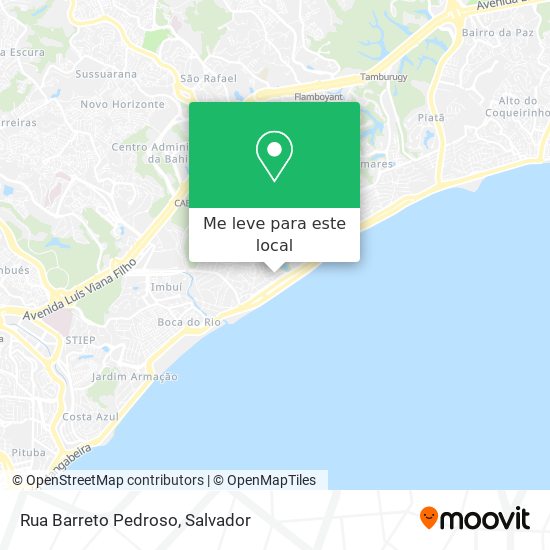 Rua Barreto Pedroso mapa