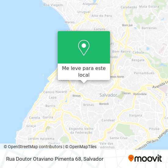 Rua Doutor Otaviano Pimenta 68 mapa