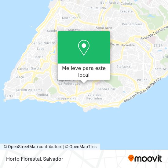 Horto Florestal mapa