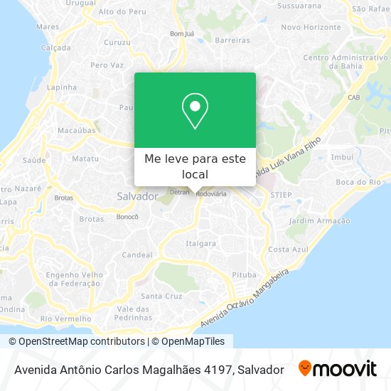 Avenida Antônio Carlos Magalhães 4197 mapa