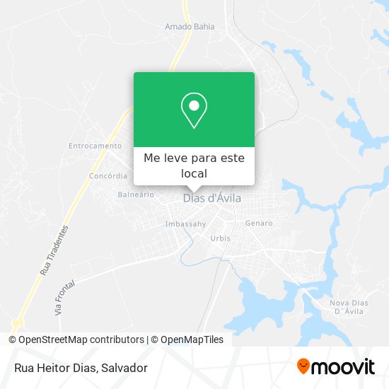 Rua Heitor Dias mapa
