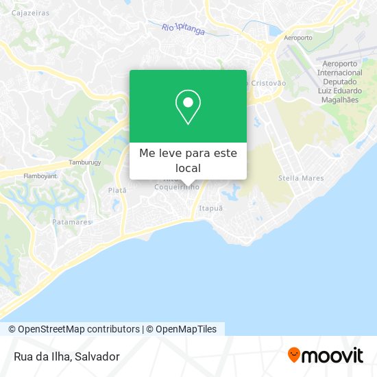 Rua da Ilha mapa