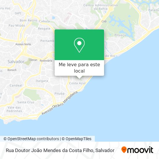 Rua Doutor João Mendes da Costa Filho mapa