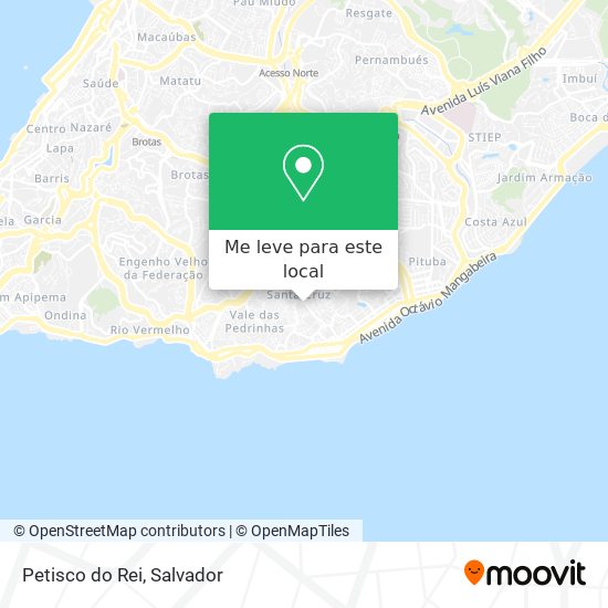 Petisco do Rei mapa