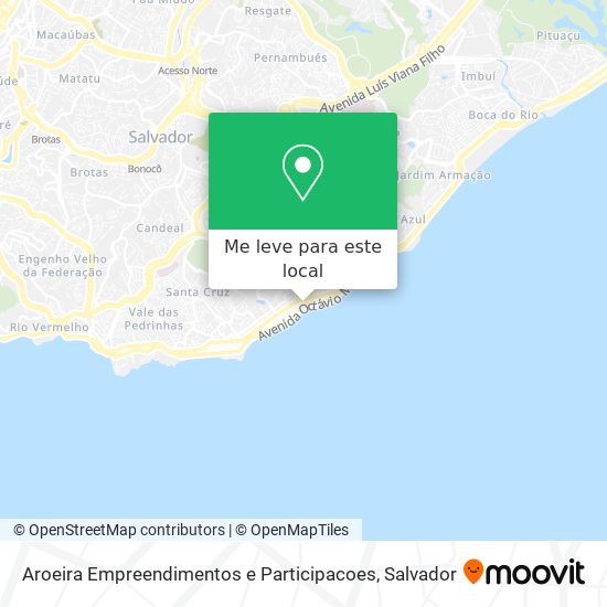 Aroeira Empreendimentos e Participacoes mapa