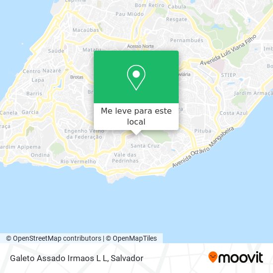 Galeto Assado Irmaos L L mapa