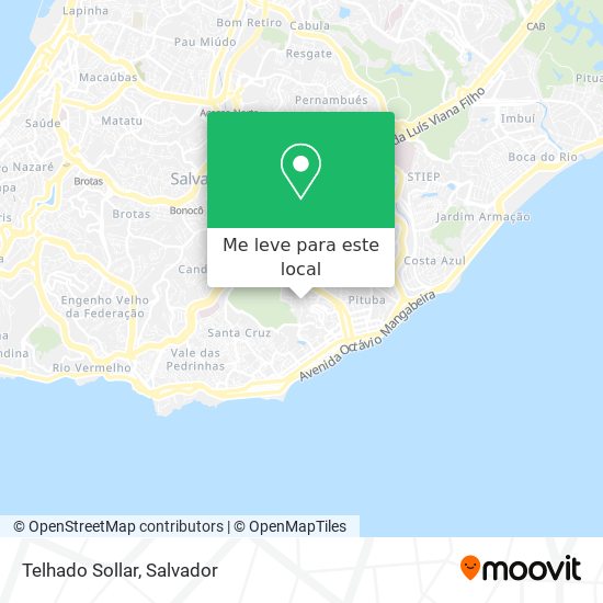 Telhado Sollar mapa