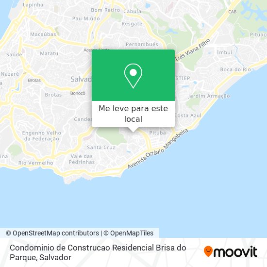 Condominio de Construcao Residencial Brisa do Parque mapa