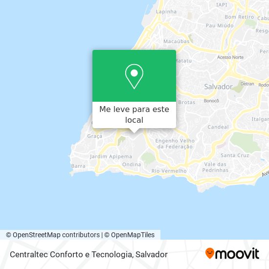 Centraltec Conforto e Tecnologia mapa