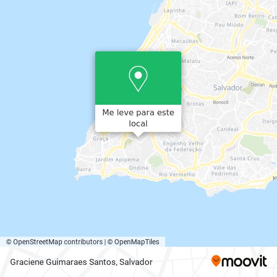 Graciene Guimaraes Santos mapa