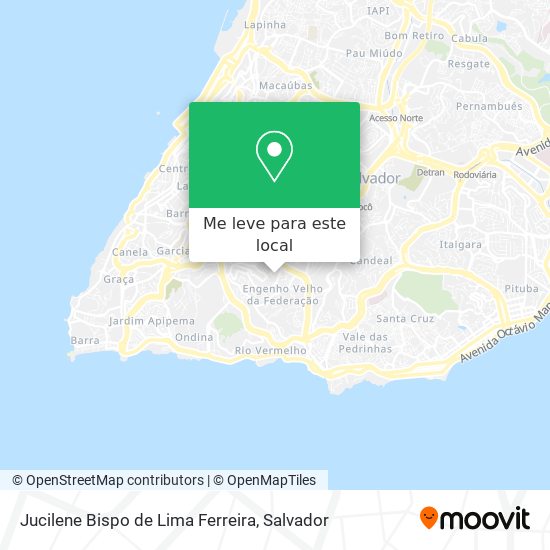 Jucilene Bispo de Lima Ferreira mapa