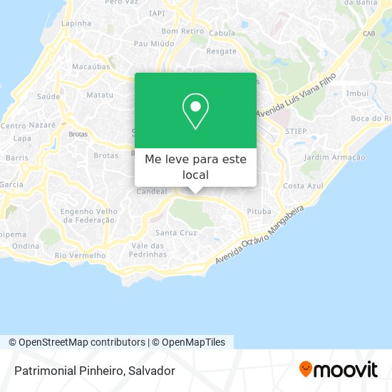 Patrimonial Pinheiro mapa