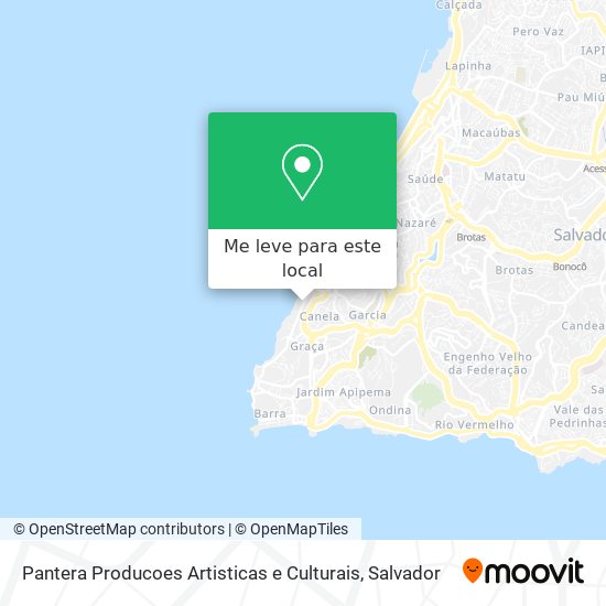 Pantera Producoes Artisticas e Culturais mapa