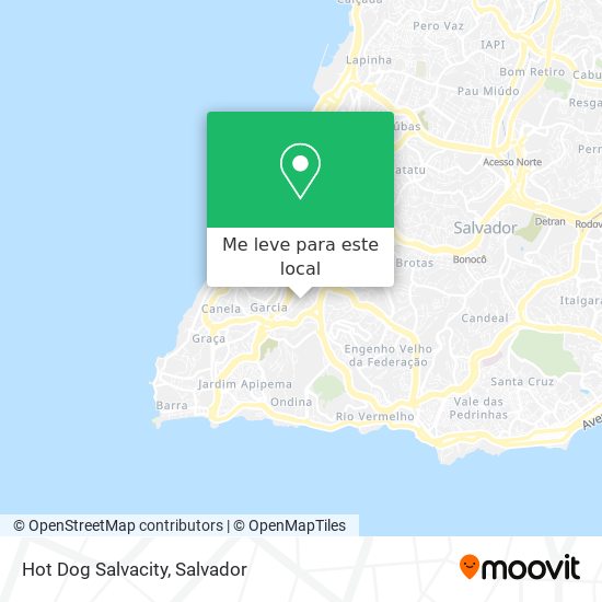 Hot Dog Salvacity mapa