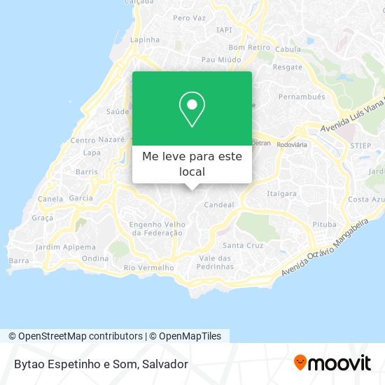 Bytao Espetinho e Som mapa