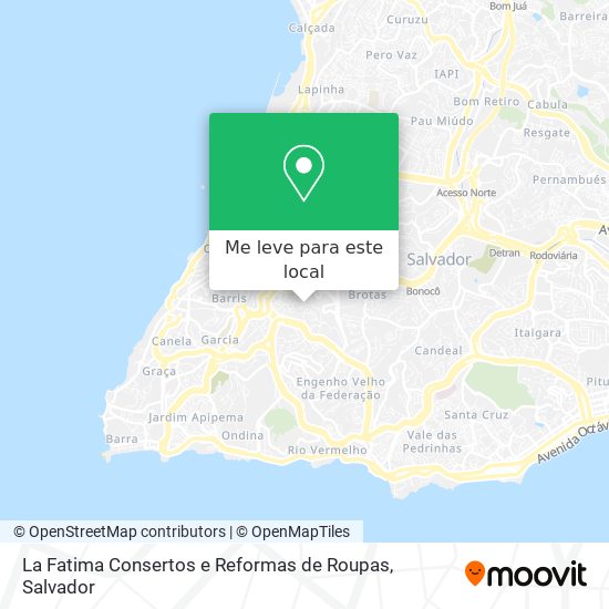 La Fatima Consertos e Reformas de Roupas mapa