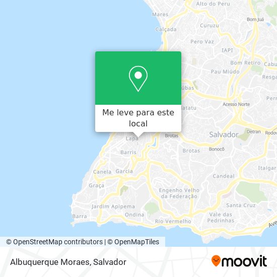 Albuquerque Moraes mapa
