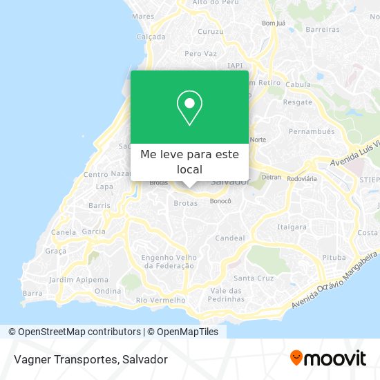 Vagner Transportes mapa