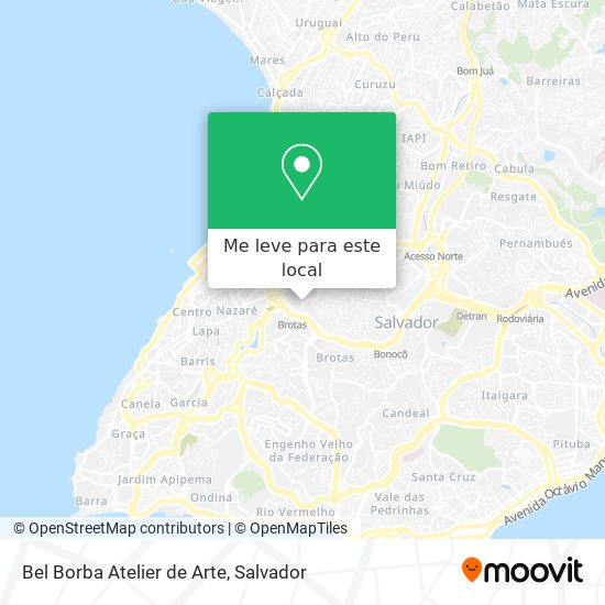 Bel Borba Atelier de Arte mapa