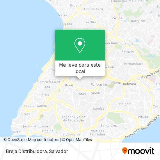 Breja Distribuidora mapa