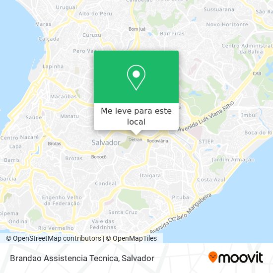 Brandao Assistencia Tecnica mapa