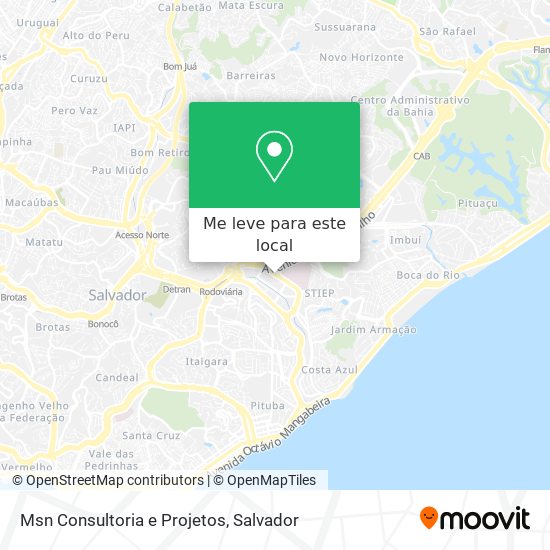 Msn Consultoria e Projetos mapa